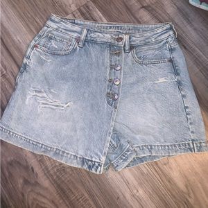 American Eagle Jean Skort